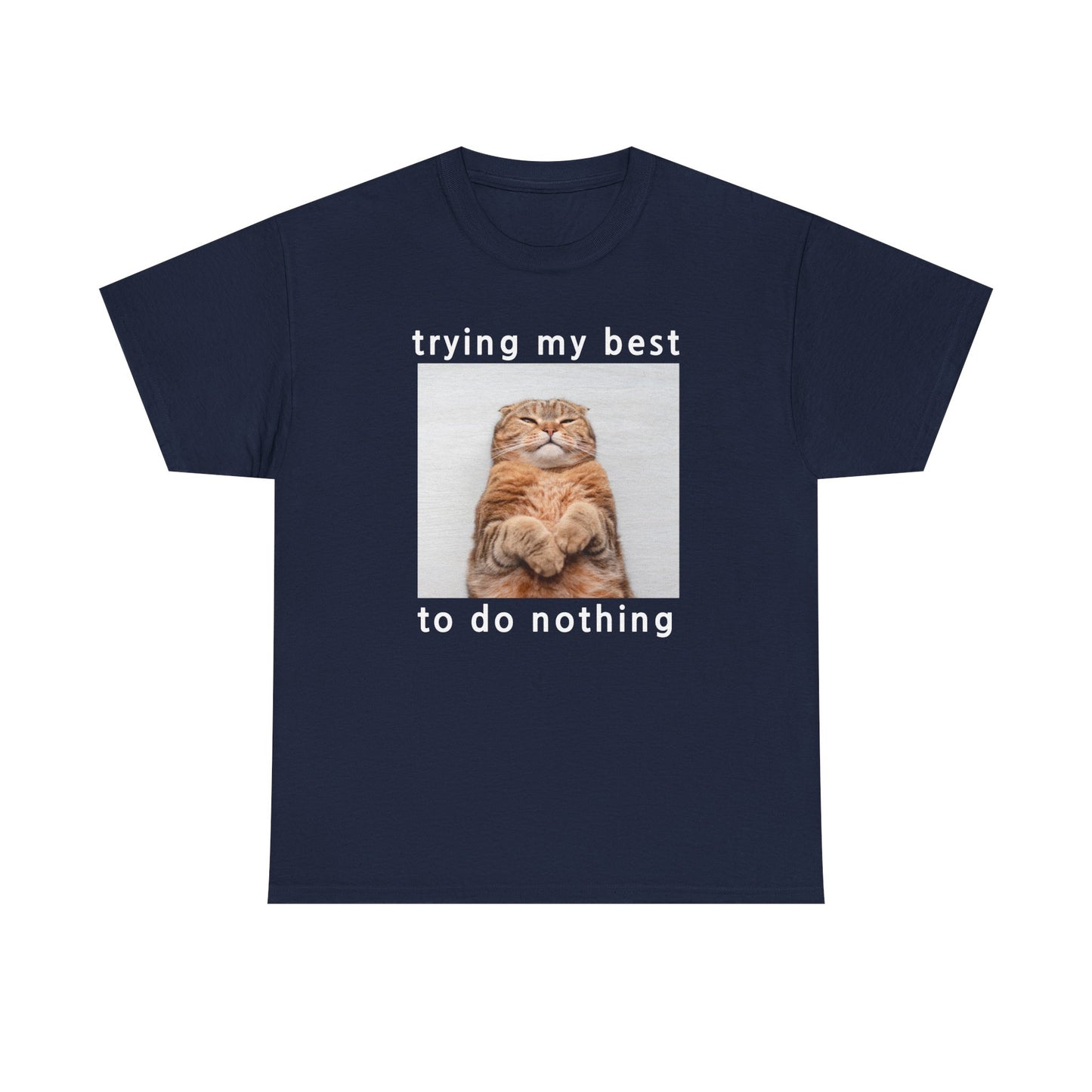 Trying My Best to Do Nothing T-shirt